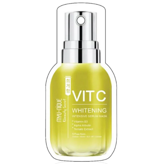 MYU-NIQUE - Vitamin C Whitening Intensive Serum Mask 25g. (Pack of 3)