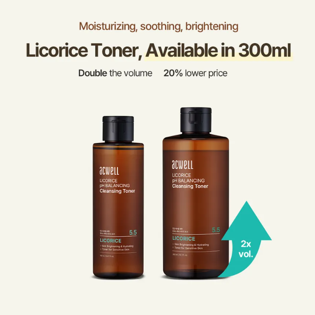 Acwell - Licorice pH Balancing Cleansing Toner 150ml.