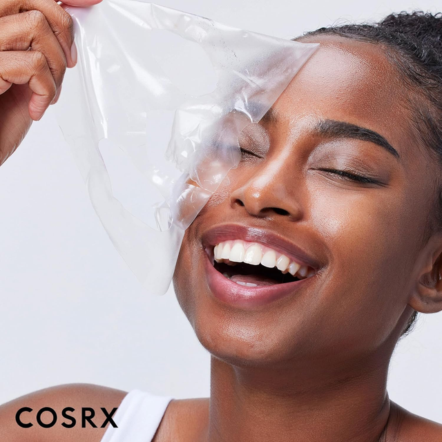 COSRX - Advanced Snail Mucin Glass Glow Hydrogel Mask with Snail Secretion Filtrate + Collagen, 1 Sheet (Pack of 3)