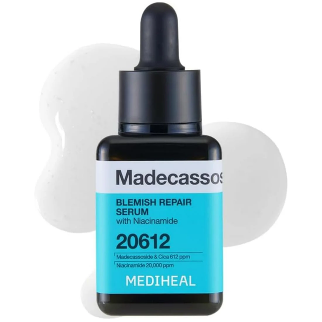 Mediheal - Bundle: 1x Mediheal Madecassoside Blemish Pad 170ml. (100 Pads) + 1x Mediheal Madecassoside Blemish Repair Serum 40ml.