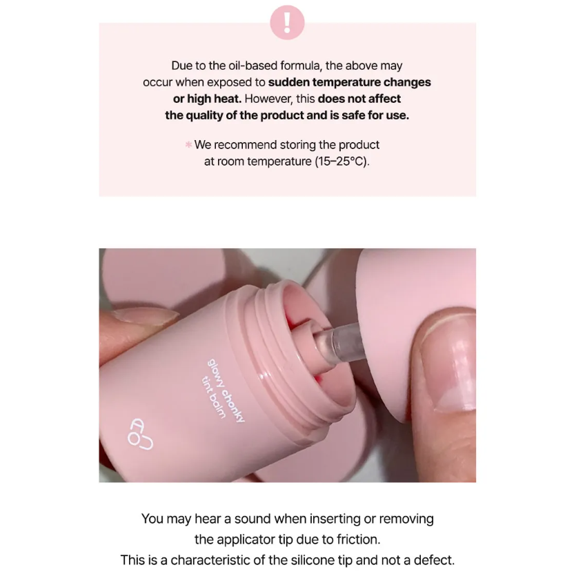 AOU - Glowy Chonky Tint Balm #01 Apple Balm