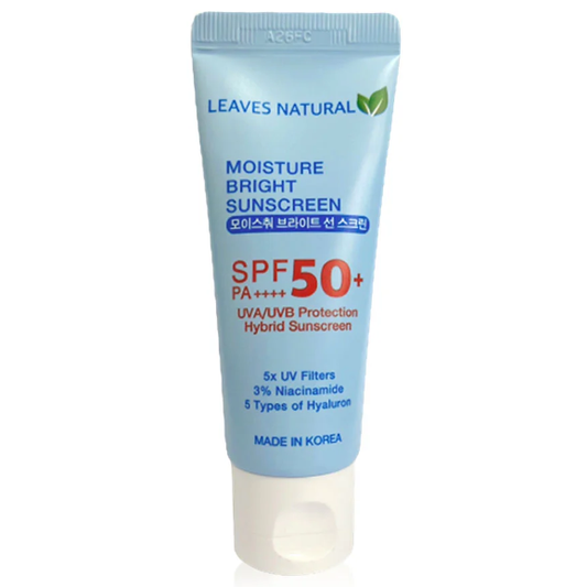 Leaves Natural - Moisture Bright Sunscreen SPF50+ PA++++ 30ml.