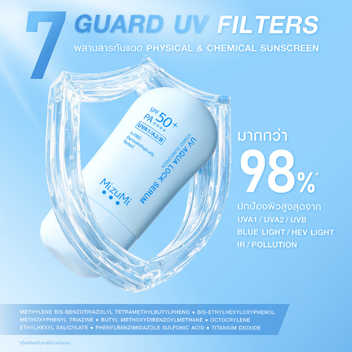 MizuMi - UV Aqua Lock Serum Hybrid Sunscreen 40g.