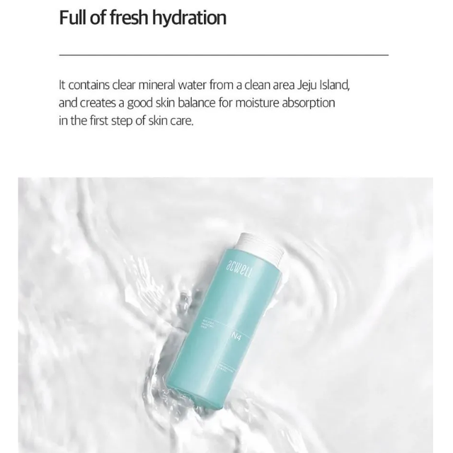 Acwell - Real Aqua Balancing Toner 160ml.