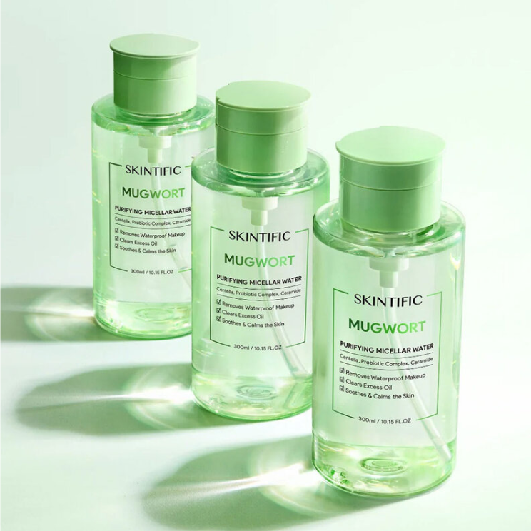 Skintific - Mugwort Purifying Micellar Water 300ml.