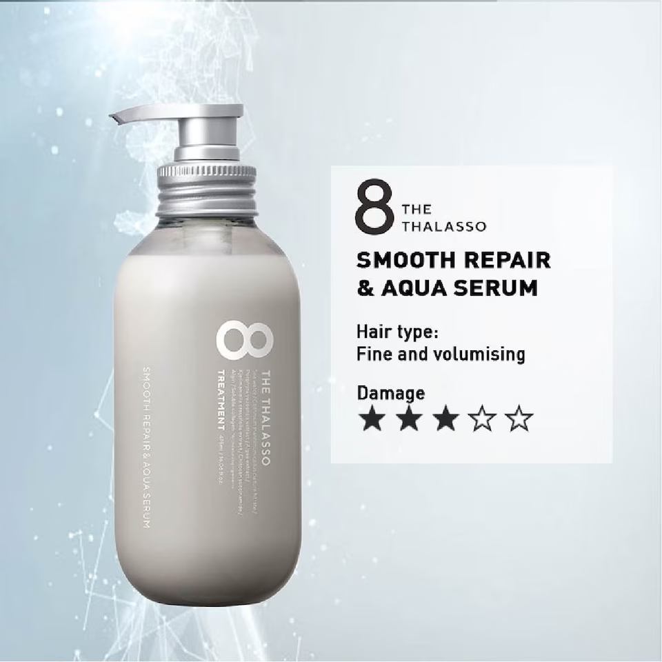 8 THE THALASSO - Smooth Repair & Aqua Serum Treatment 475ml.