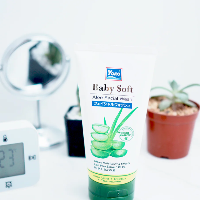 Yoko - Baby Soft Aloe Facial Wash 150ml.