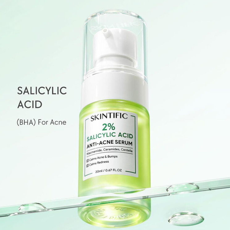 Skintific - 2% Salicylic Acid Anti Acne Serum 50ml.