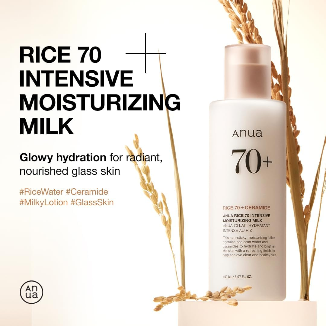 Anua - Rice 70 Intensive Moisturizing Milk 150ml.