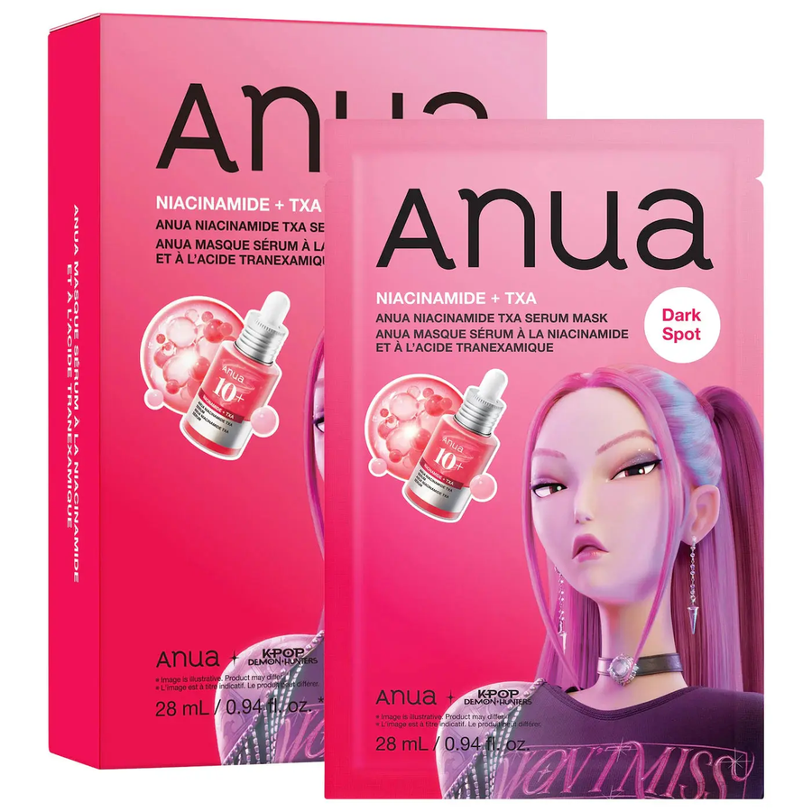 Anua - Kpop Demon Hunters Niacinamide TXA Serum Mask 28ml. (Pack of 6)