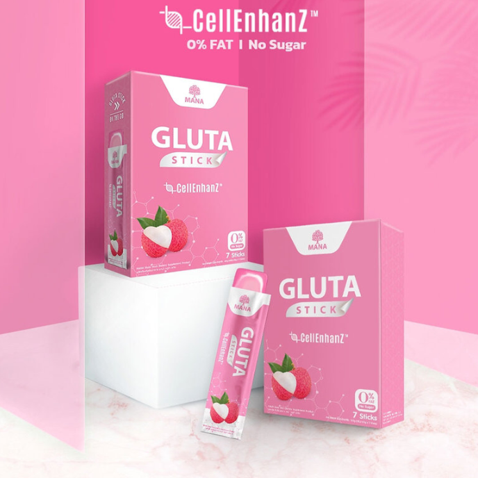 Mana - Gluta Stick Lychee Flavor (7 sachets)
