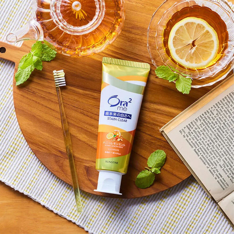 Ora2 - Me Stain Clear Toothpaste Honey Lemon Mint 130g