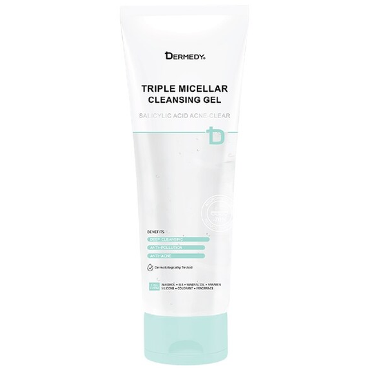 Dermedy - Triple Micellar Cleansing Gel Salicylic Acid Acne Clear 200g.