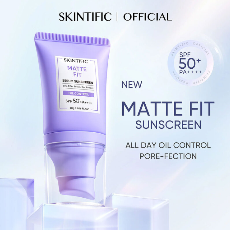 Skintific - Matte Fit Serum Sunscreen SPF50+ PA++++ 30g.