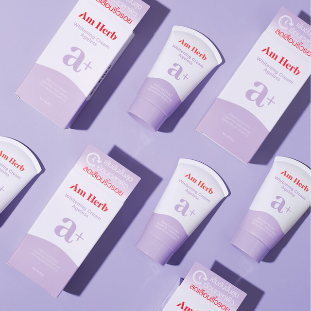 Am Herb - A+ Anti-Aging Whitening Cream Ageless 30g.