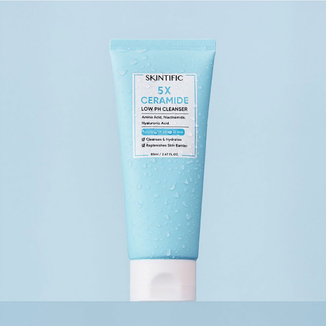 Skintific - 5X Ceramide Low pH Cleanser 80ml.