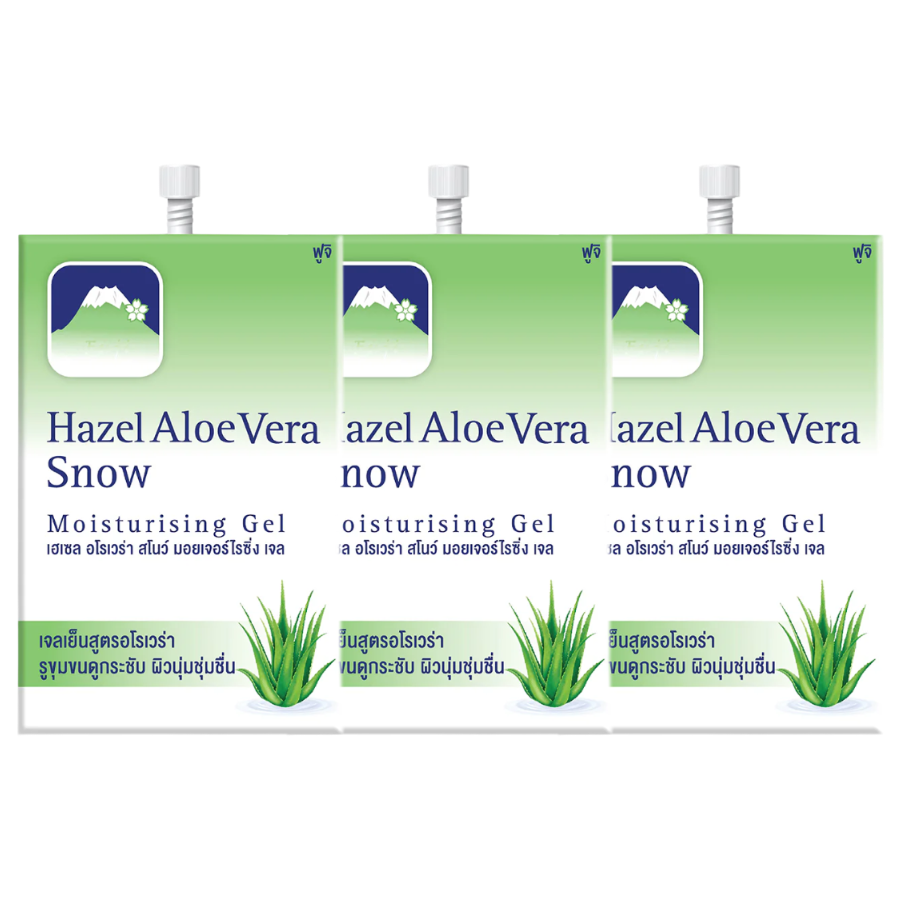 Fuji Cream - Hazel Aloe Snow Moisturising Gel 8g. (Pack of 3)