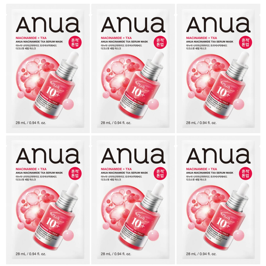 Anua - Niacinamide TXA Serum Mask 28ml. (Pack of 6)
