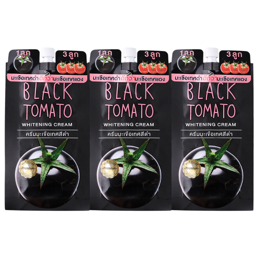 Fuji Cream - Premium Black Tomato Whitening Cream 10g. (Pack of 3)