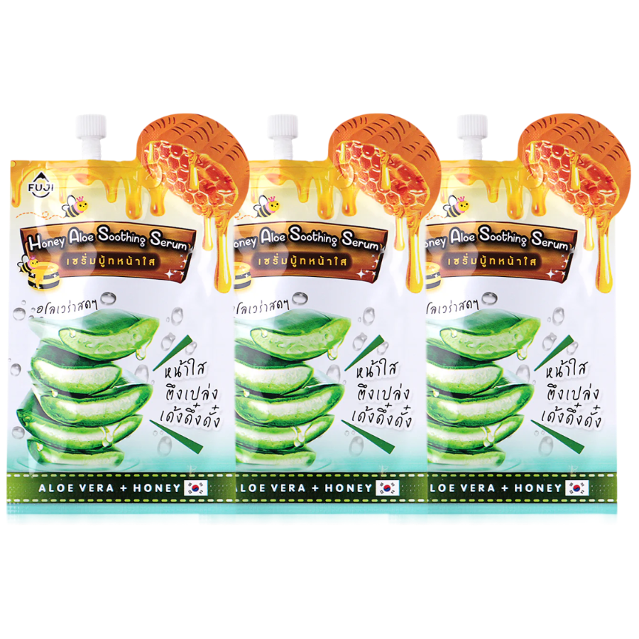 Fuji Cream - Honey Aloe Soothing Serum 10g. (Pack of 3)