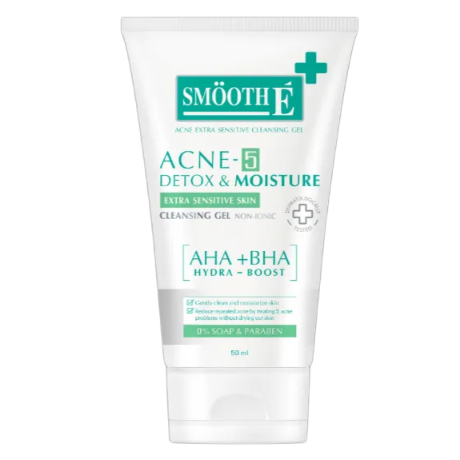 Smooth E - Acne Cleansing Gel AHA + BHA 50ml.