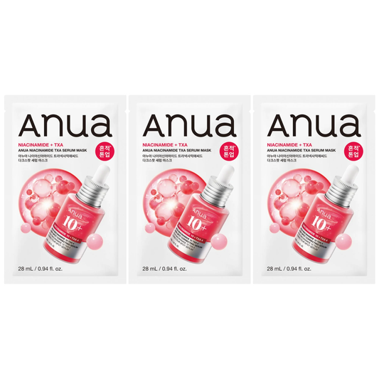 Anua - Niacinamide TXA Serum Mask 28ml. (Pack of 3)