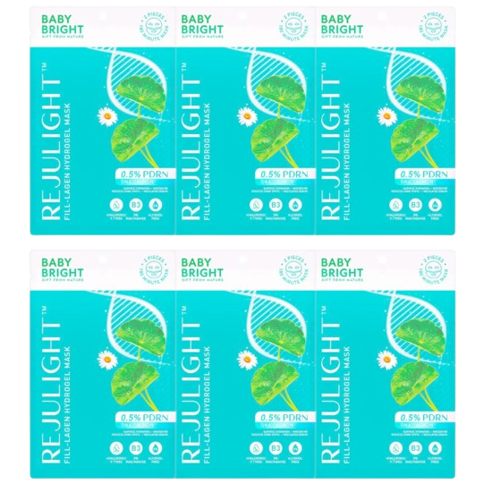 Baby Bright - Rejulight Fill-lagen Hydrogel Mask 20g. (Pack of 6)