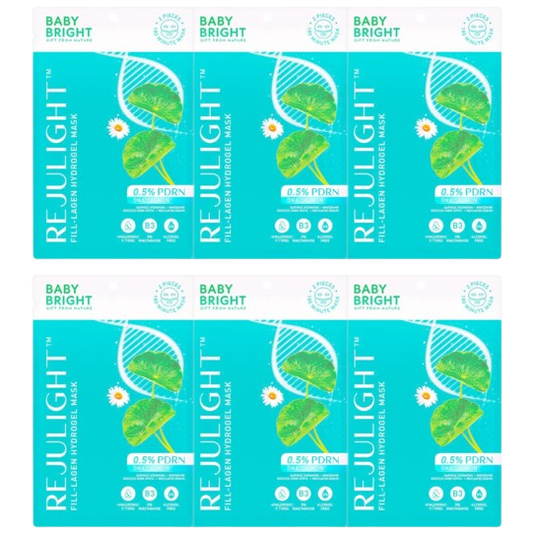 Baby Bright - Rejulight Fill-lagen Hydrogel Mask 20g. (Pack of 6)