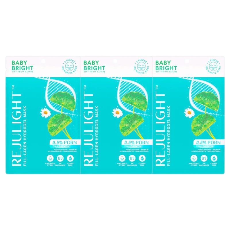 Baby Bright - Rejulight Fill-lagen Hydrogel Mask 20g. (Pack of 3)