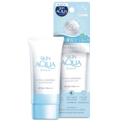 Sunplay - Skin Aqua Physical Sunscreen For Sensitive Skin SPF 50+ PA++++ 50ml.