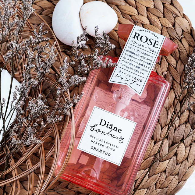 Moist Diane - Bonheur Natural & Organic Grasse Rose Shampoo 500ml.