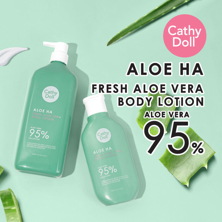 Cathy Doll - Aloe Ha Fresh Aloe Vera Body Lotion 450ml.