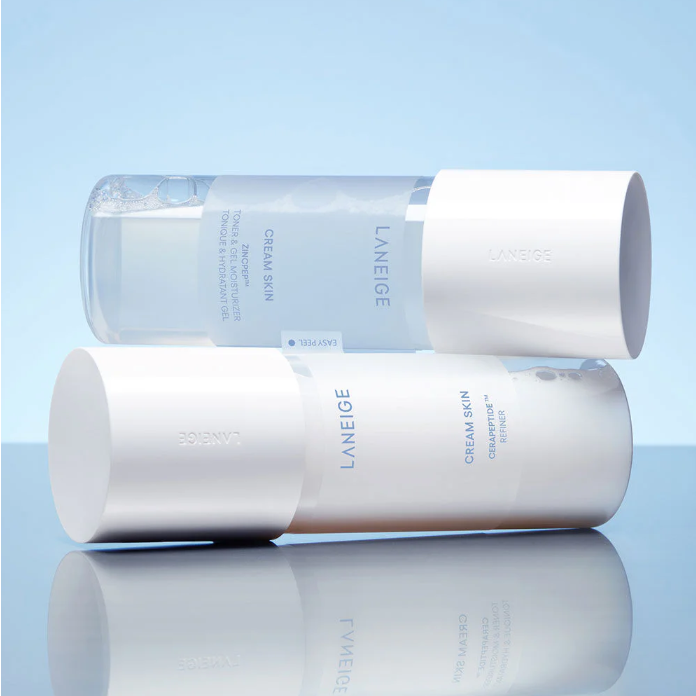 Laneige - Cream Skin Zincpep Toner & Gel Moisturizer, Tonique & Hydratant Gel 170ml.