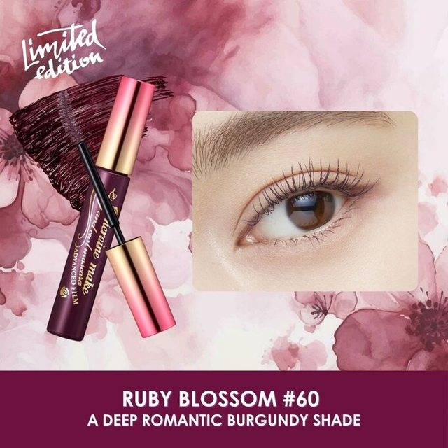 Kiss Me - Heroine Make Long and Curl Mascara Advanced Film Blossom Ruby #60 6g.