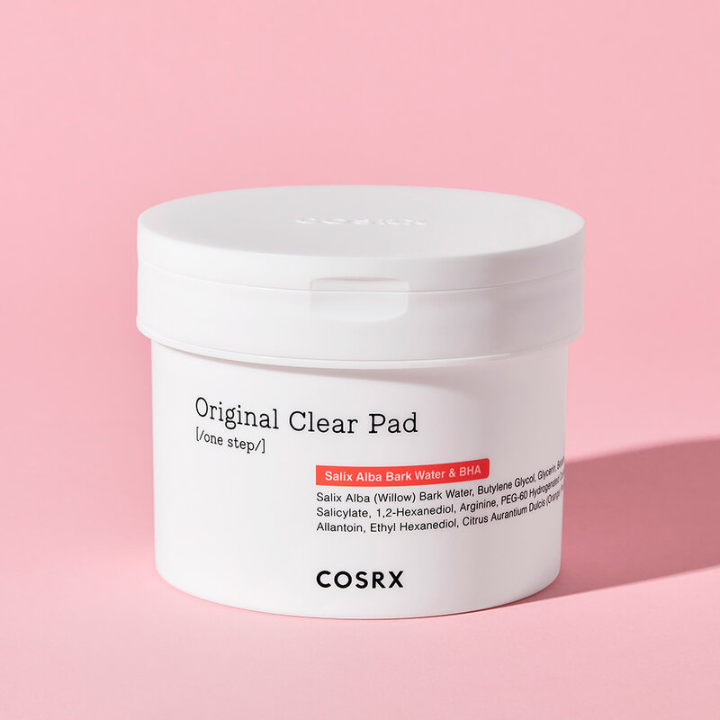 COSRX - One Step Original Clear Pad with Salix Alba Bark Water & BHA 140ml. (70 Pads)