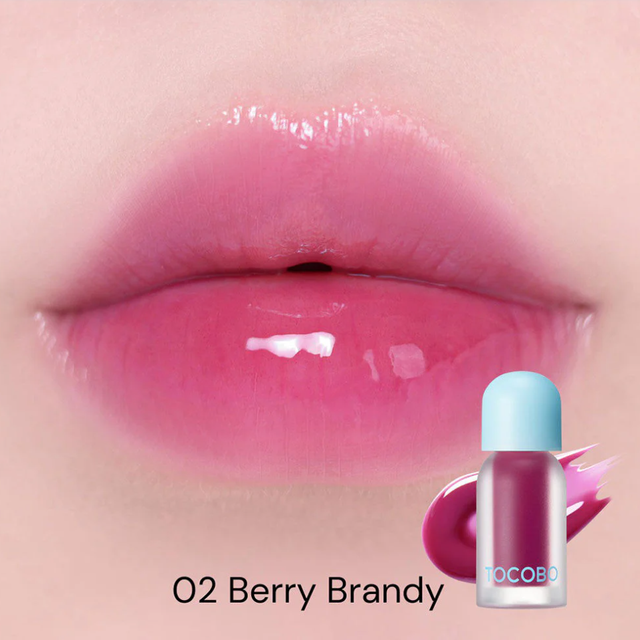TOCOBO - Berry Brandy, Juicy Berry Plumping Lip Oil 4g.