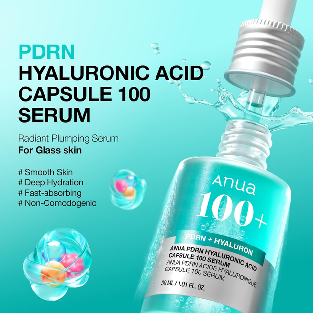 Anua - PDRN Hyaluronic Acid Capsule 100 Serum 30ml.
