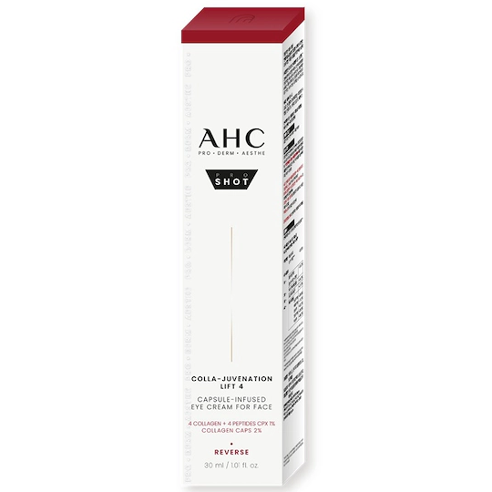 AHC - Pro Shot Colla-Juvenation Lift 4 Capsule-Infused Eye Cream For Face 30ml.