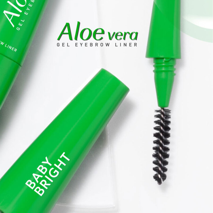 Baby Bright - Aloe Vera Gel Eyebrow Liner #01 Medium Brown Soil 0.6g.