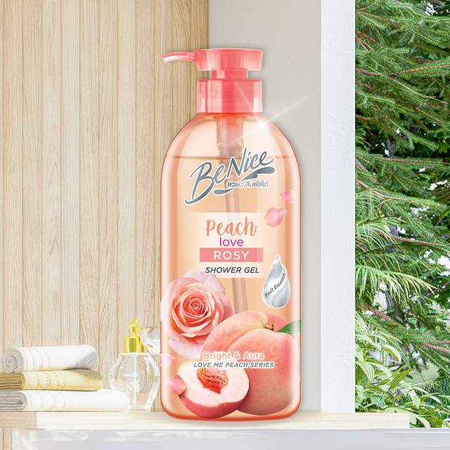 BeNice - Peach Love Rose Shower Gel 450ml.