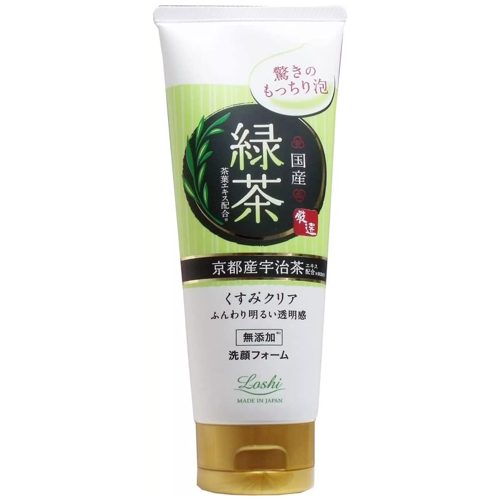Cosmetex Roland - Organic Whipped Facial Foam Wash, Green Tea 120g.