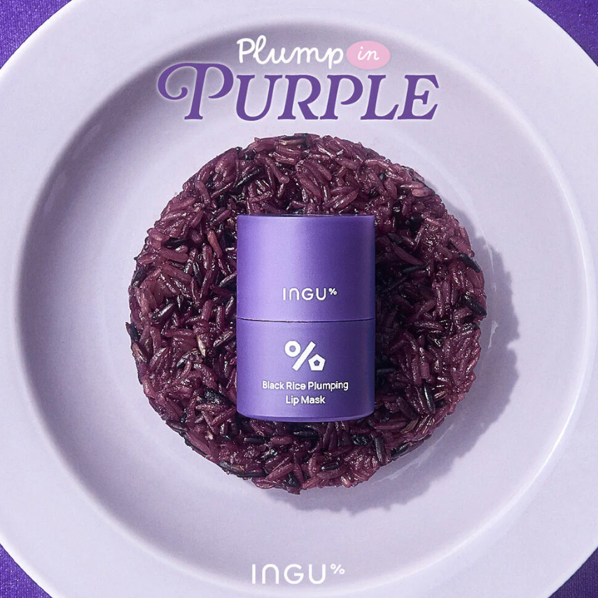 INGU - Black Rice Plumping Lip Mask 14g.
