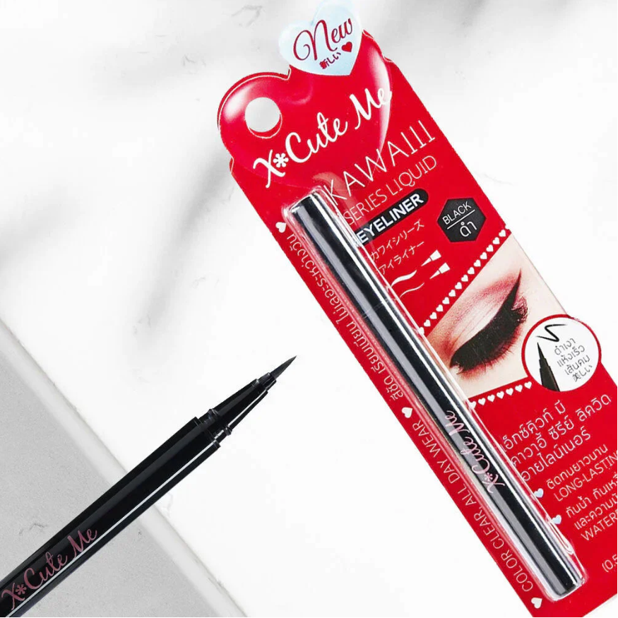 Xcuteme - Kawaiii Series Liquid Eyeliner, #Black 0.5ml.