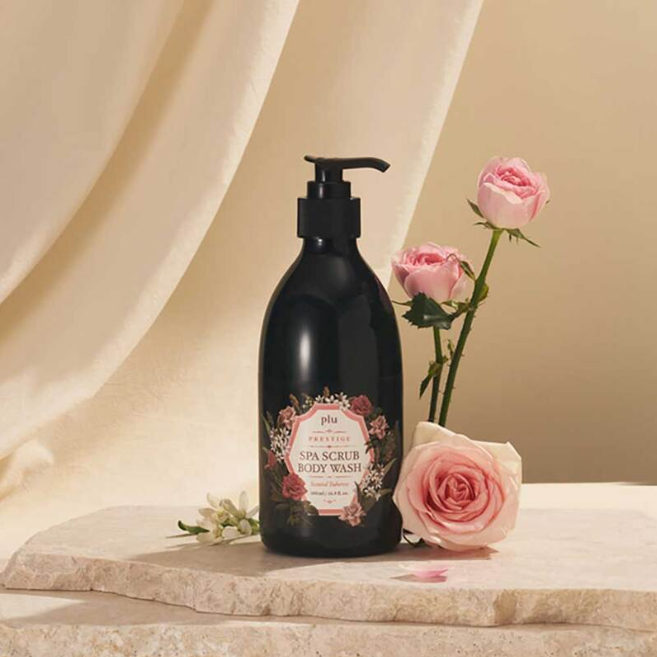 Plu - Prestige Spa Scrub Body Wash Scented Tuberose 500g.