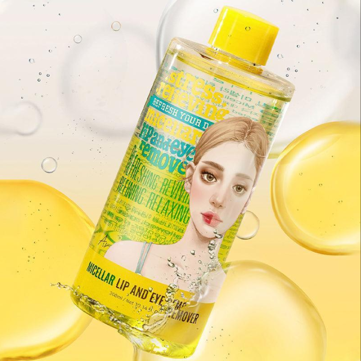 ARIUL - Stress Relieving Micellar Lip And Eye Remover 300ml.