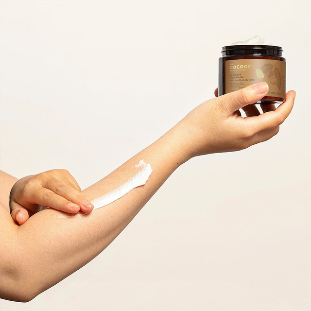 Cocoon Vietnam - Dak Lak Coffee Body Butter (Bơ Dưỡng Thể Cà Phê Đắk Lắk) with Coffee Oil, Tamanu Oil & Cocoa Butter 200ml.
