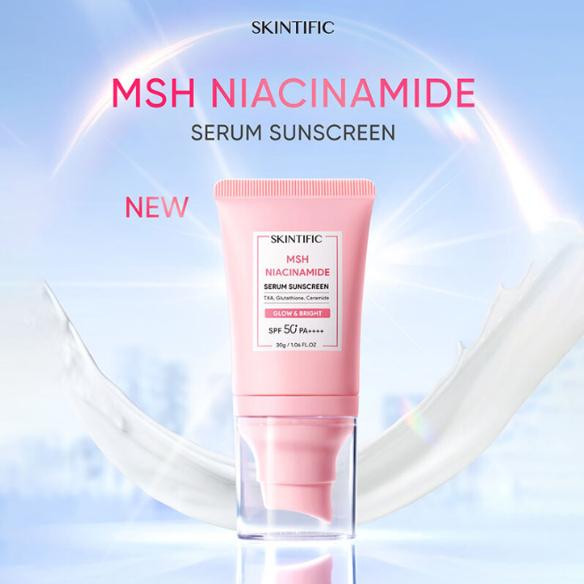 Skintific - Niacinamide Serum Sunscreen SPF50+ PA++++ 50g.
