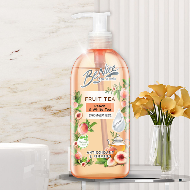 BeNice - Fruit Tea Peach & White Tea Shower Gel 450ml.