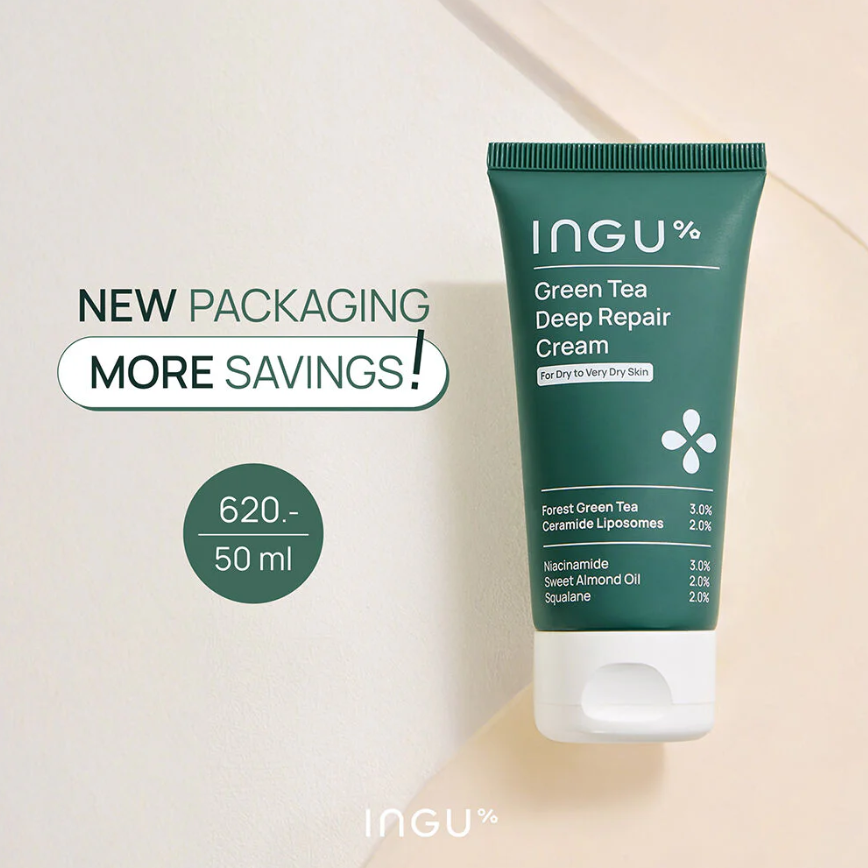 INGU - Skin Green Tea Deep Repair Cream 50ml.