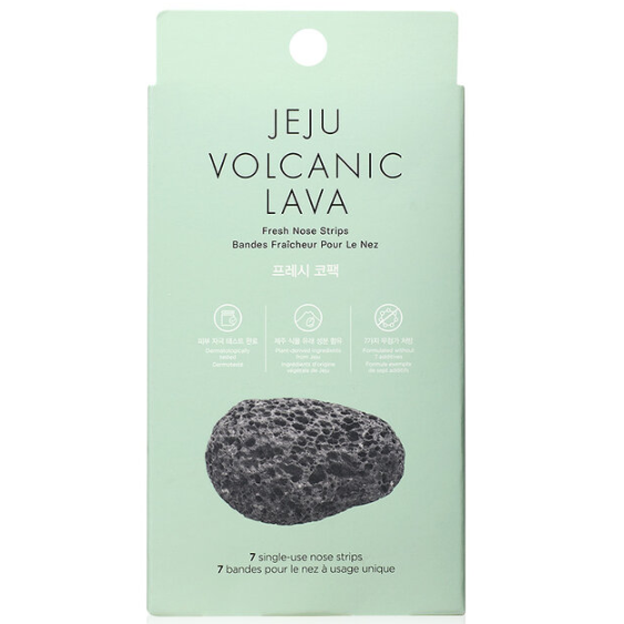 The Face Shop - Jeju Volcanic Lava Fresh Nose Strips (1 Box - 7 pieces)